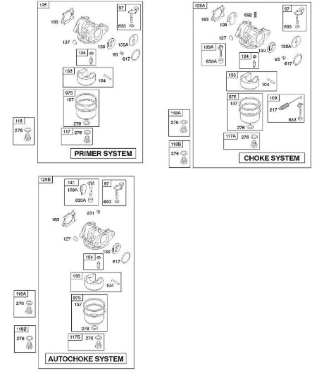 D - Carburatore B&S - 12 €¦ 126T02-4121-B1 brand Stihl